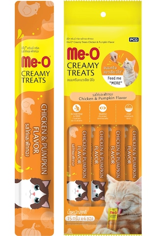 Me-o Creamy Kedi Ödül Maması Tavuk Ve Bal Kabaklı 15 Gr Me-o Creamy Kedi Ödül Maması Tavuk Ve Bal Kabaklı 15 Gr