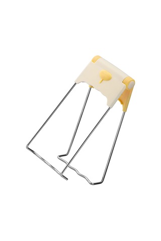 Plastik Metal Tabak Kelepçesi Profesyonel Ev Mutfak Ergonomik Tencere Sıcak Plaka Maşası Erkekler Kadınlar İçin Sarı