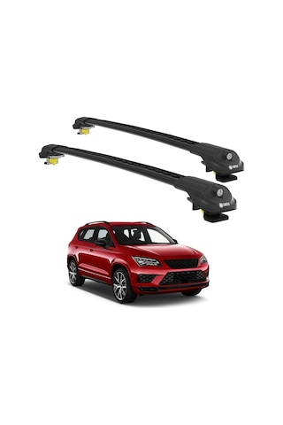Seat Ateca 2016-2023 Turtle Air1 Ara Atkı Siyah