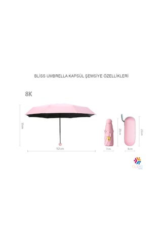 8 Telli Kapsül Şemsiye Yeşil