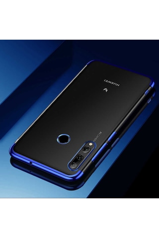 Huawei Y9 Prime 2019 Kılıf Zore Dört Köşeli Lazer Silikon Kılıf