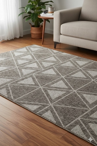 Notre Premium Kalite Kaymaz Tabanlı Doğal Yıkanabilir Kilim Oturma Odası Balkon Bahçe Mutfak Kilim-855 Bej