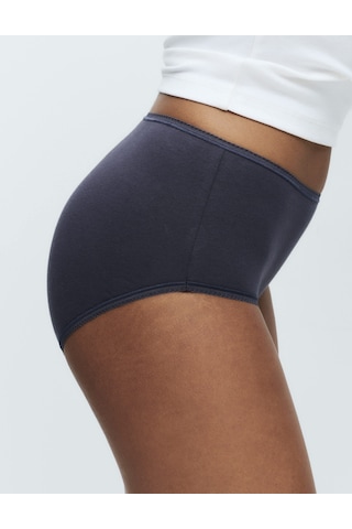 Marks & Spencer 5'li Cotton Lycra Short Külot Seti Mavi Mix