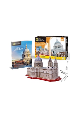 National Geographic 107 Parça 3d Puzzle Aziz Paul  Katedrali