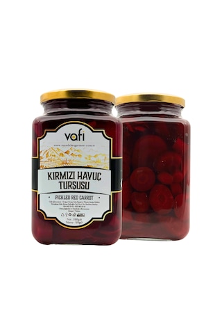 Vafi Turşu Serisi Kırmızı Havuç Turşusu 1000cc-500gr-8485