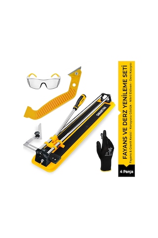 Sgs Plus Ekonomik Fayans Granit Ve Derz Yenileme Seti 4 Parça - Smart 60 Kesme Makinesi