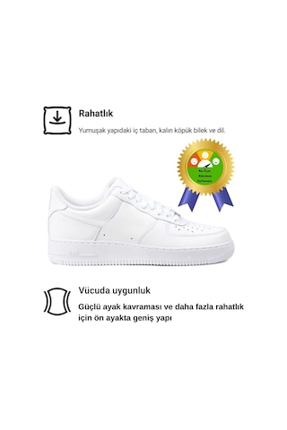 Trend Süper Rahat 4 Mevsim Unisex Günlük Yürüyüş Spor Ayakkabı Beyaz