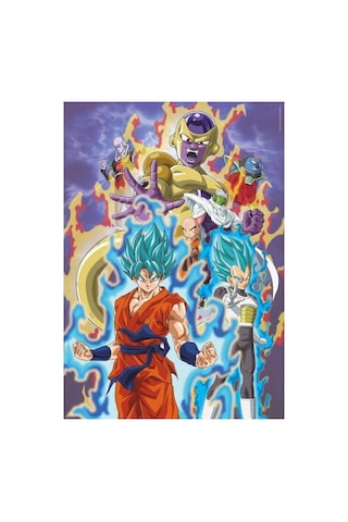 Clementoni Dragon Ball Temalı Super Supercolor 300 Parça Premium Çocuk Puzzle Yapboz