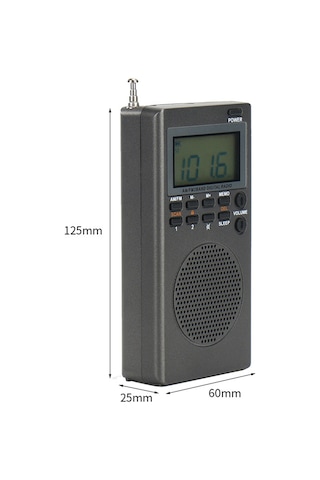 Springsun Fm Radyo Dijital Taşınabilir Stereo Hoparlör Mp3 Ses Yüksek Sadakat Ses Kalitesi Çalar