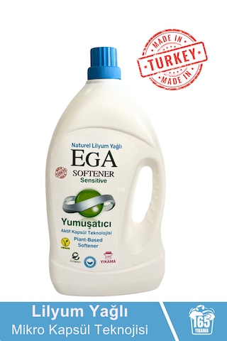 Ega Kimya Aktif Kapsül Teknolojili Lilyum Çamaşır Yumuşatıcısı 4100 ML