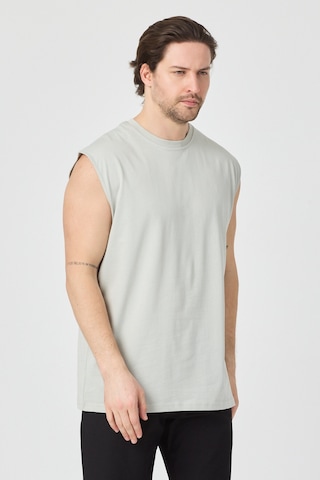 Urbantrendstore Unisex Erkek Kadın Pamuklu Antrenman Sporcu Atleti Oversize Kolsuz T-shirt Atlet Sporcu, Basketbol, Fitness, Jogging Fitness Spor Atlet Trend Atlet Gym Atlet Rahat Kalıp Salaş Günlük Atlet Gri