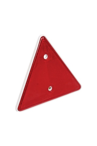 AHMET OTOMOTİV ÜÇGEN REFLEKTÖR KIRMIZI 15X14CM UNİVERSAL
