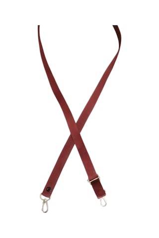 Usin Bordo Boyu Ayarlanabilir 2cm En Dar Kolon Nikel Toka Çanta Sapı Askısı 120 Cm