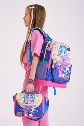 Coral High Kids Mor Pembe Anime Kız Desenli 3 Lü Okul Çanta Seti Set0123735