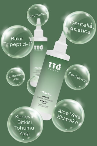 Tto Thermal Kenevir Bitkisi Tohumu Yağı Arındırıcı Tonik 200 ML