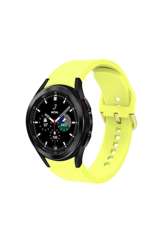 Samsung Galaxy Uyumlu Watch 4 5 6 Pro 40 44 Classic 42 43 46 47 MM Kordon Silikon Kordon