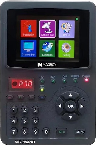 Magbox Hd Görüntülü Lcd Ekran Çanak Anten Uydu Yön Bulucu