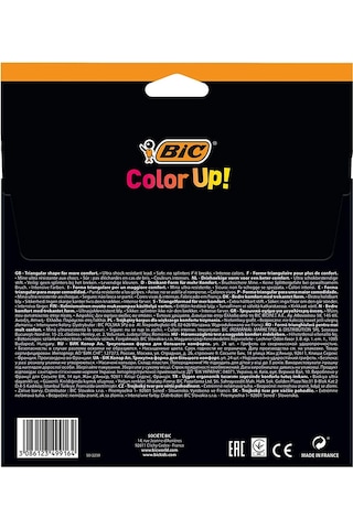 Bic Color Up Üçgen Kuru Boya Kalemi 24 Lü Kutu 950528