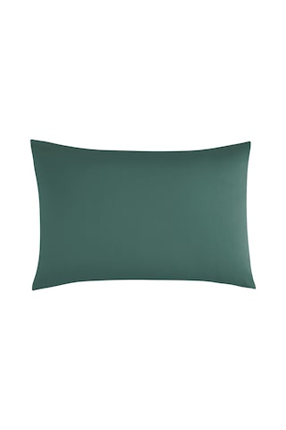 Linens Mix&match Pamuk Saten 2'li Volanlı Yastık Kılıfı Seti Petrol