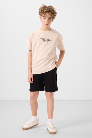 Tommylife Siyah Pamuklu Yumuşak Dokulu Standart Fit Basic Erkek Çocuk Şort - 11289 Siyah