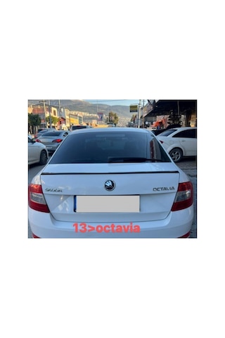 Octavia 2013- Model Boyalı Plastik Spoiler