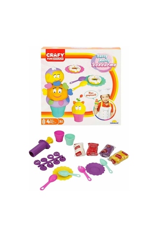 Crafy Buzzy Muzzy Dondurma Oyun Hamuru Seti 200 G 22 Parça Çok Renkli