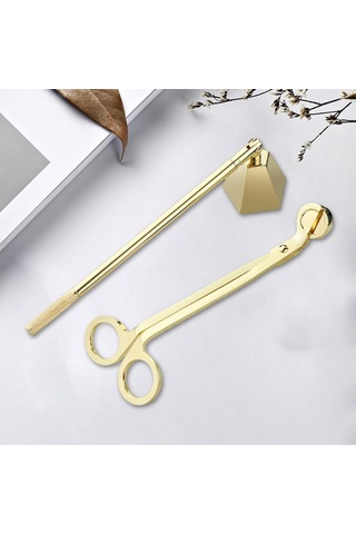 Suntek 2 In 1 Mum Snuffer Wick Giyotin Kesici Paslanmaz Çelik Ev