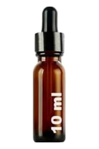 10 Ml Metal Kapaklı Damlalık Dropper Şişesi Serum 10 Cc Cam Şişe 6 Adet Siyah Kapak, Amber/kahverengi