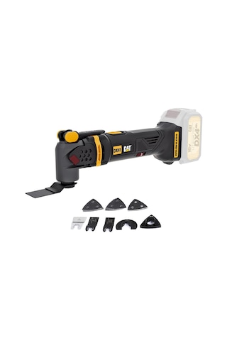 Cat DX41B 18 V Kömürsüz Profesyonel Çok Amaçlı Devir Ayarlı Raspalama + 14 Adet Aksesuar