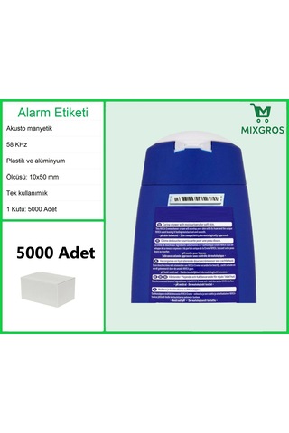 Akusto Manyetik Dr Barkodlu Alarm Etiketi 1 Kutu: 5000 Adet