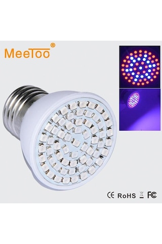 Jms Yeni Tam Spektrum E27 15w 41 Kırmızı +19 Mavi Çiçekli Bitki Ve Hidroponik Dış Aydınlatma İçin Lambalar Büyüttü 60leds Ampul Lamba