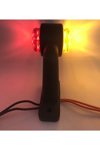 2 ADET ULTRA MİNİ EĞRİ TAKOZ 12 LEDLİ BOYNUZ TAKIM(SAĞ-SOL) 12V24