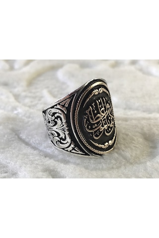 "kefa Bil Mevt Vaizan Nasihat Istersen Ölüm Yeter " Yazılı 925 Ayar Erkek Gümüş Yüzük
