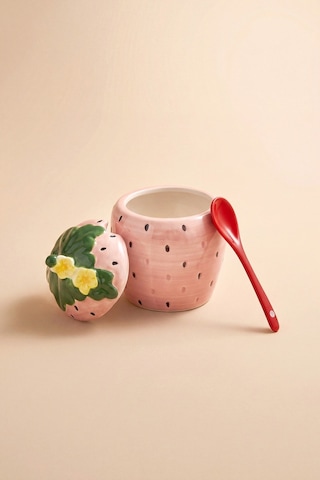 Karaca Strawberry Şekerlik 350 Ml Pembe