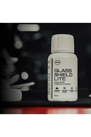 Nasiol Glasshield Lite 50ml Nano Yağmur Kaydırıcı Ve Cam Spreyi