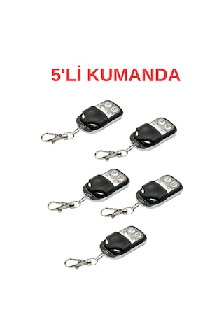 Uk-903 433mhz Kopyalanabilir Garaj Kumandası Kontal Uyumlu Uzaktan Kumanda 5 Adet