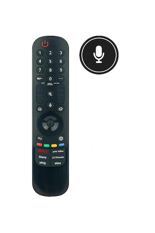 Lg İle Uyumlu Model Oled55c46la Webos Tv Kumandası-mikrofon Ve Air Mause