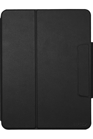 Apple Uyumlu iPad Air 13 2025 Raptic Spin Detachable Folio Pu Ayrılabilir Kalem Bölmeli Standlı Kılıf Siyah