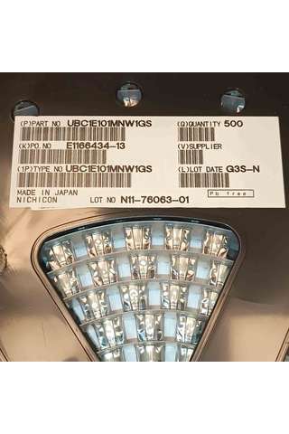 Ubc1e101mnw1gs 100mf Smd Kondansatör 70 Adet