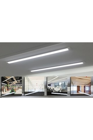 Lamptime 36W Ledbant Armatür Yatay 120Cm Beyaz Işık 6500K 301638 Beyaz