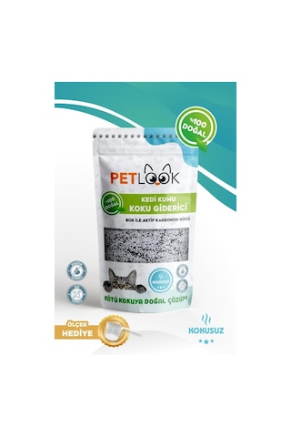 Petlook Active Carbon Kedi Kumu Koku Giderici Kokusuz 300 G