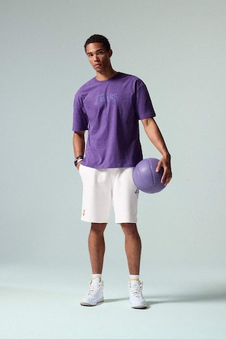 Defacto Nba Los Angeles Lakers Kısa Kollu Tişört G0912ax26smpr299 Mor-pr299
