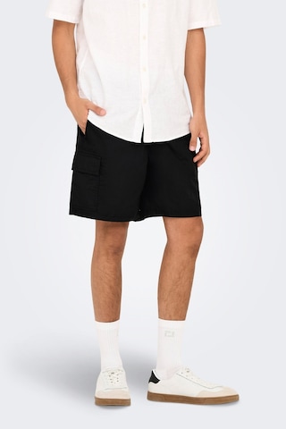 Only&sons Onskal Cargo 0287 Shorts Siyah Erkek Şort Siyah