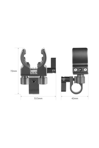 Smallrig - 1993b Rod Çubuk Uyumlu Shotgun Mikrofon Tutucu