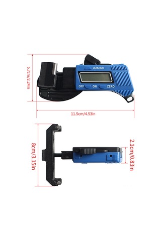 Geeroyoo 3d Yazıcı Aksesuarı: Voro 2gt Senkron Kayışı Gerilim Ölçer, Dijital Ekranlı Ayarlama Aracı, Pil Dahil