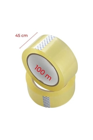 Koli Bandı 100 Metre 45mmx100 2adet Koli Bandı Tr