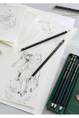 Faber-Castell Pitt Matt Dereceli Kalem 6'lı Set