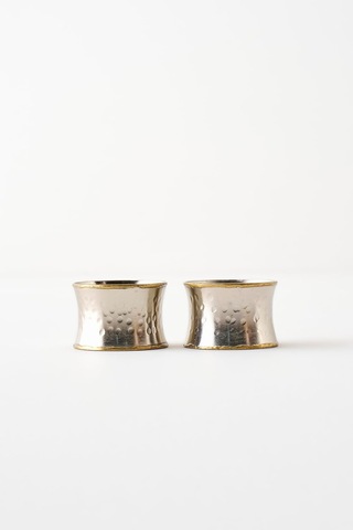 Lara 2'li Peçete Halkası Silver 4 5x4 5x3 5 Cm Çok Renkli