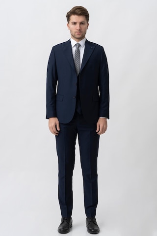 White Stone Neiva Ty2035 Slim Fit 6 Drop Yelekli Takım Elbise A.lacivert-a.lacivert Açık Lacivert