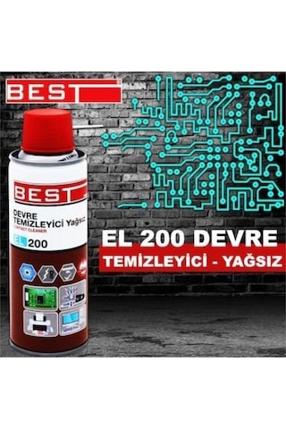 Best EL-200 Yağsız Devre Temizleyici 200 ML